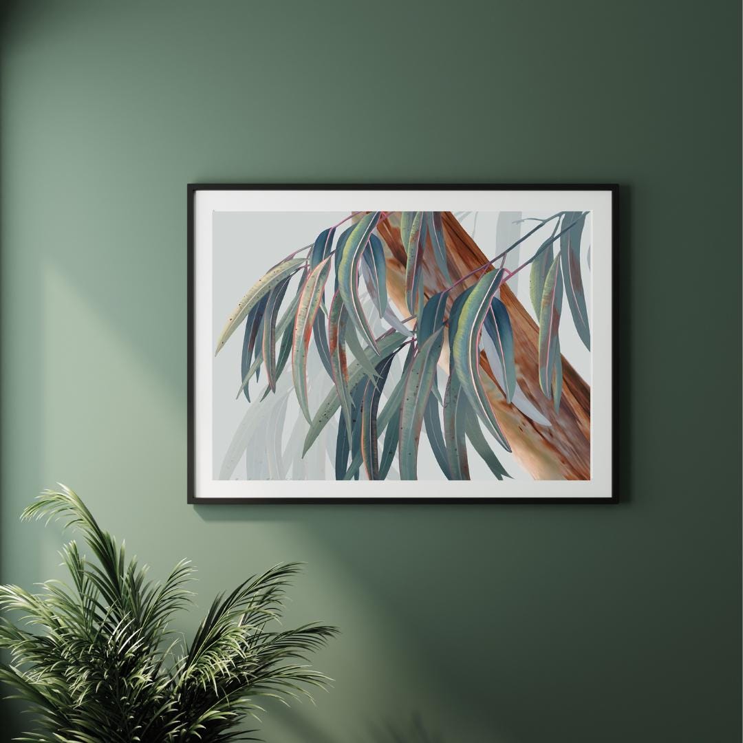 Boroondarra II – Australian Eucalyptus Botanical Digital Art Print