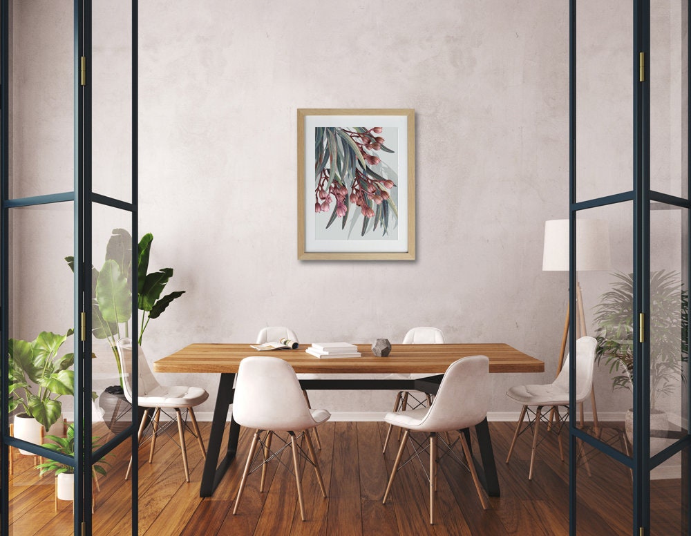 Boroondara 1 Eucalyptus – Australian Gum Tree Botanical Art Print