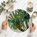 Australian Pandanus Native Round Placemats – Set of 4,6 or 8