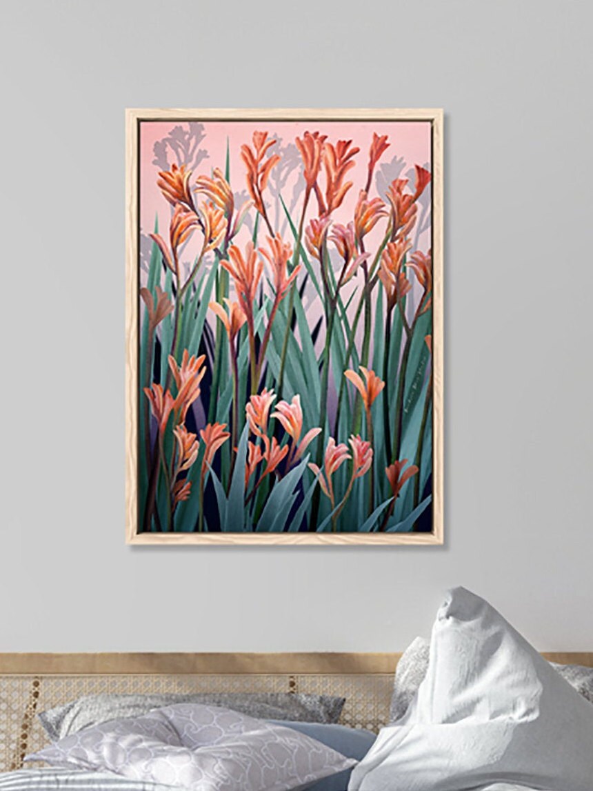 Wild of Spirit – Australian Kangaroo Paw Botanical Digital Art Print