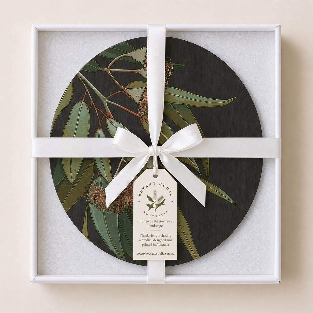 Hanging Eucalytpus Australian Native Round Placemats – Set of 4,6 or 8