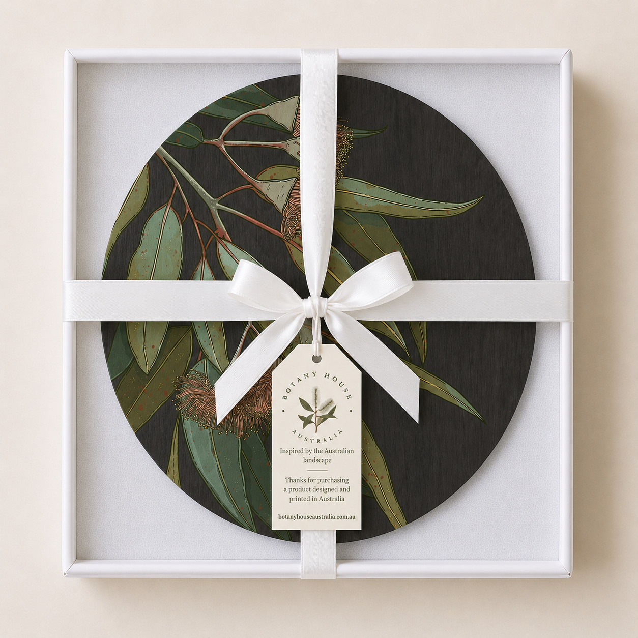Hanging Eucalytpus Australian Native Round Placemats – Set of 4,6 or 8