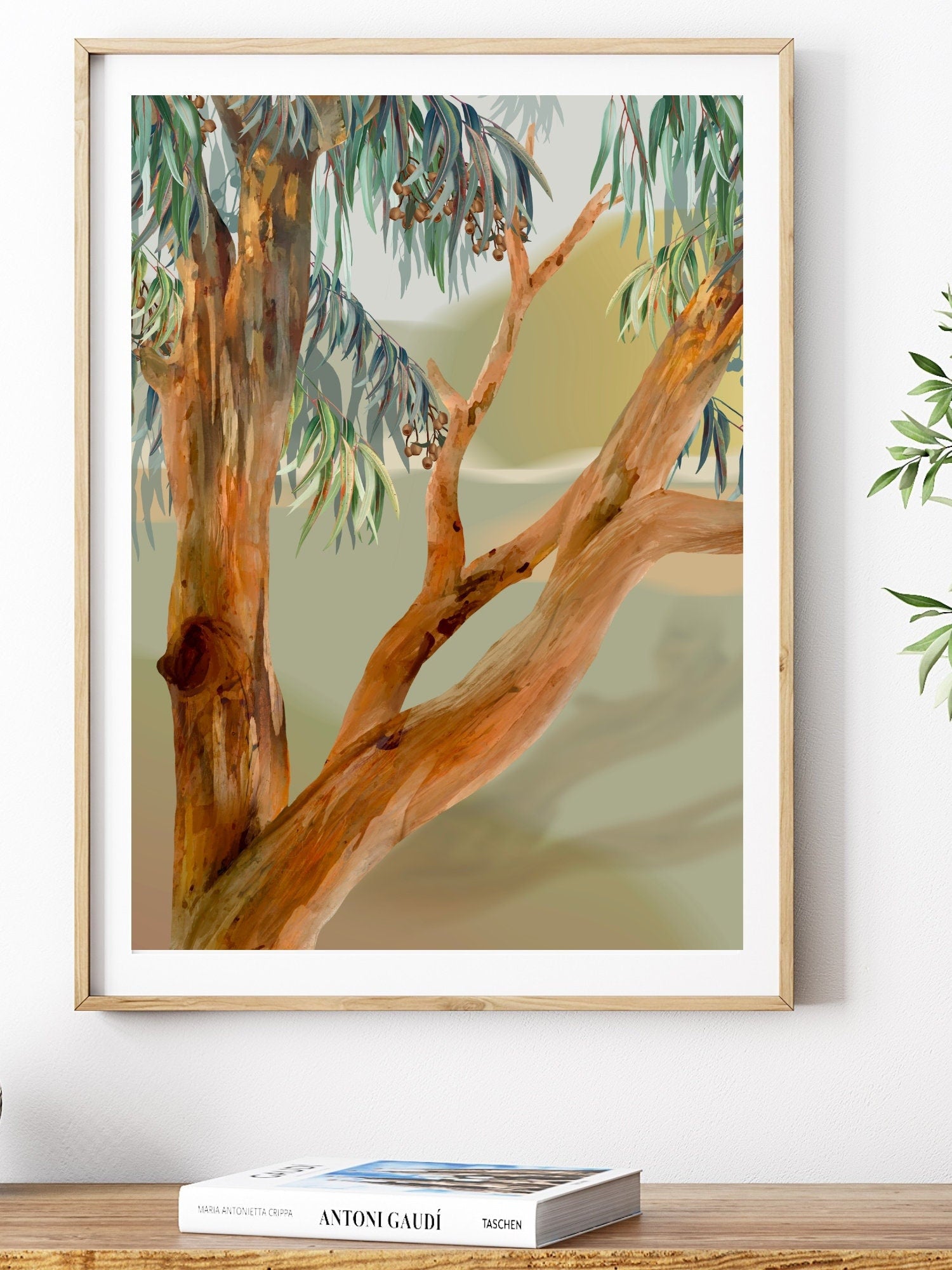 Tanderra – Australian Eucalyptus Landscape Digital Art Print