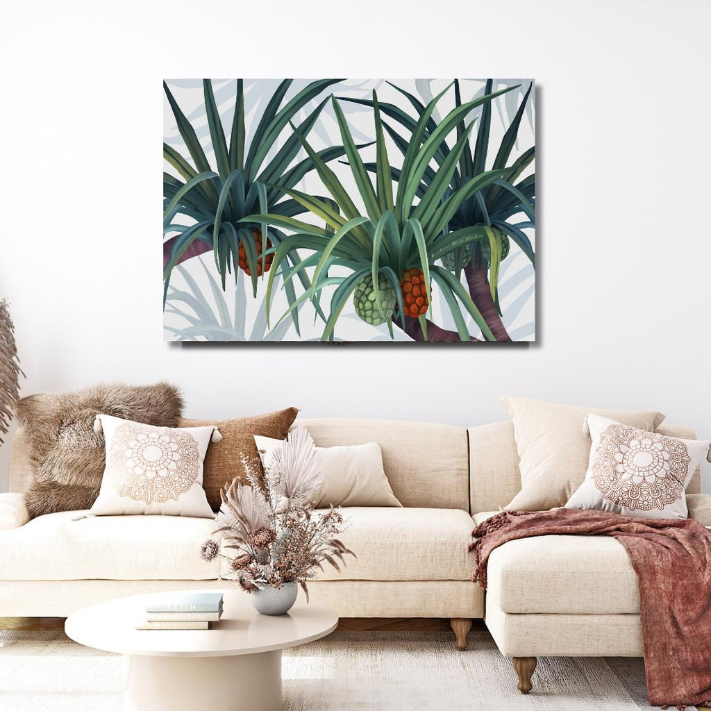 Iluka – Australian Coastal Pandanus Landscape Digital Art Print