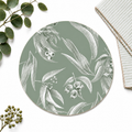 Silvergum Australian Native Round Placemats – Set of 4 or 6