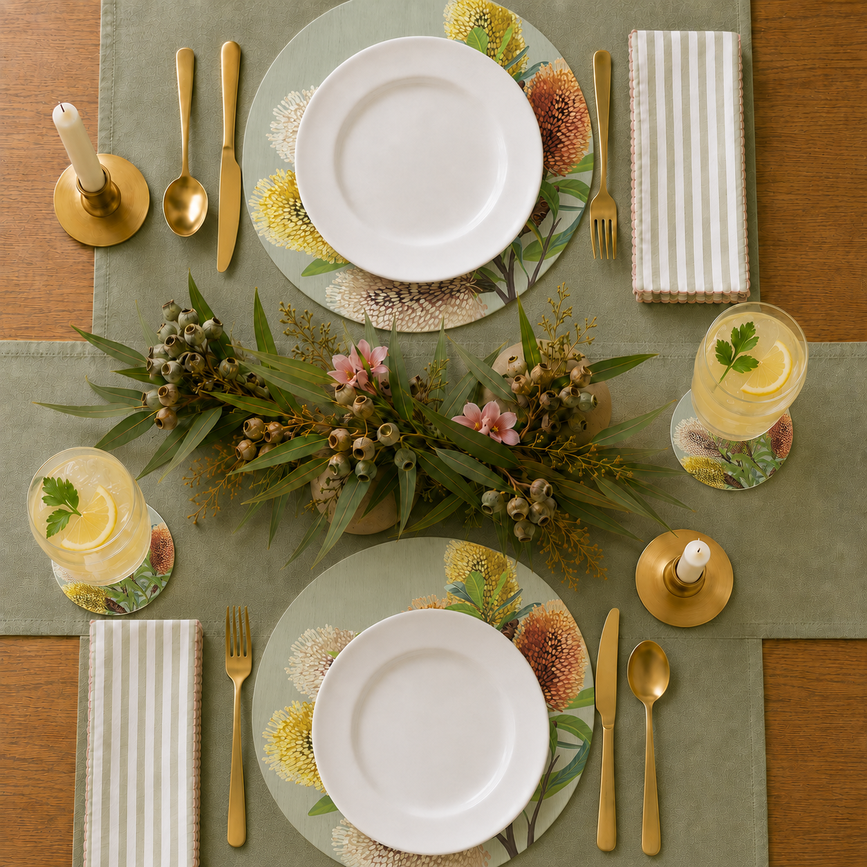 Saltbush Australian Banksia Coaster