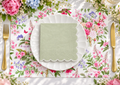 Highclere Floral Paper Placemats – A3 Pad of 24 Sheets