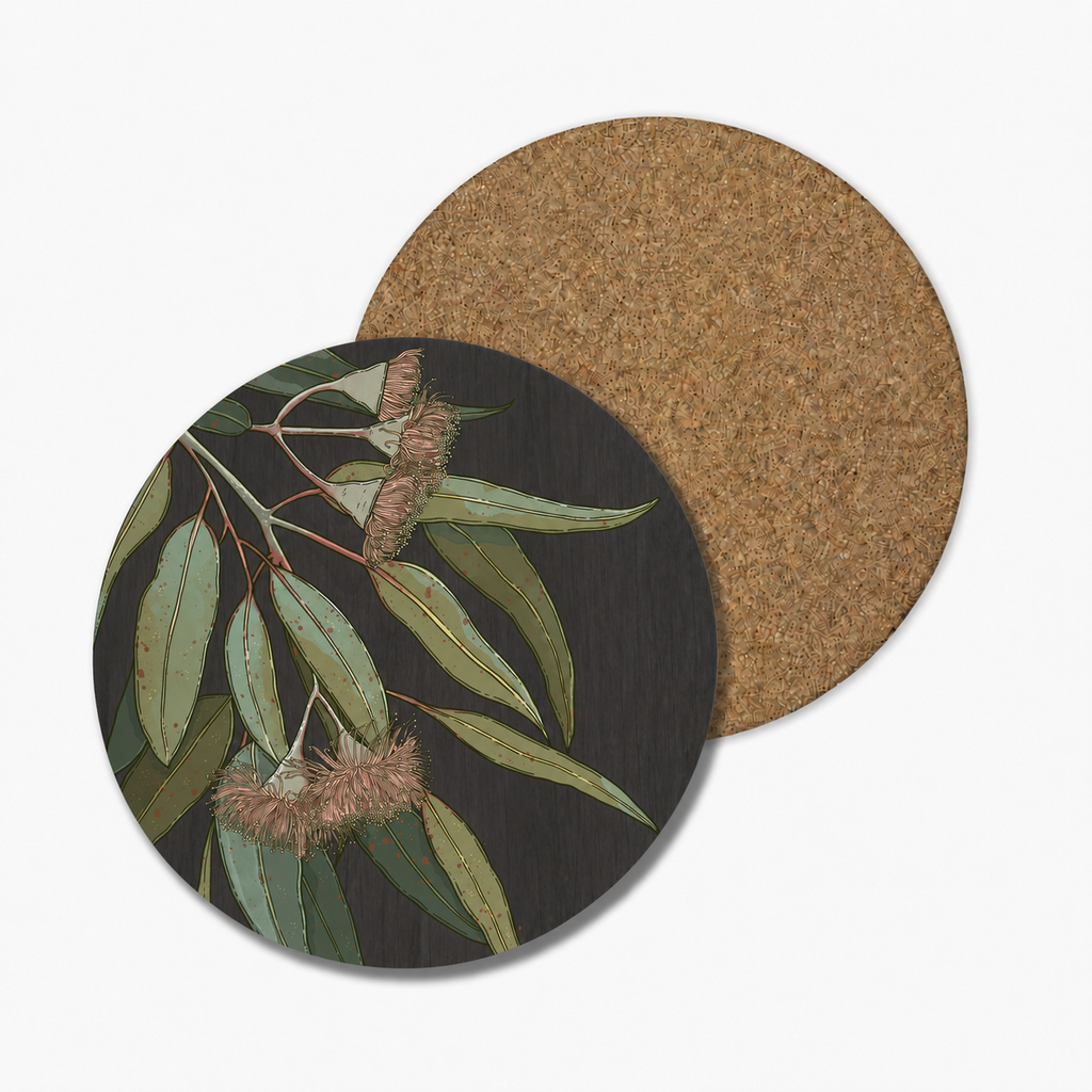 Hanging Eucalyptus Australian Floral Coaster