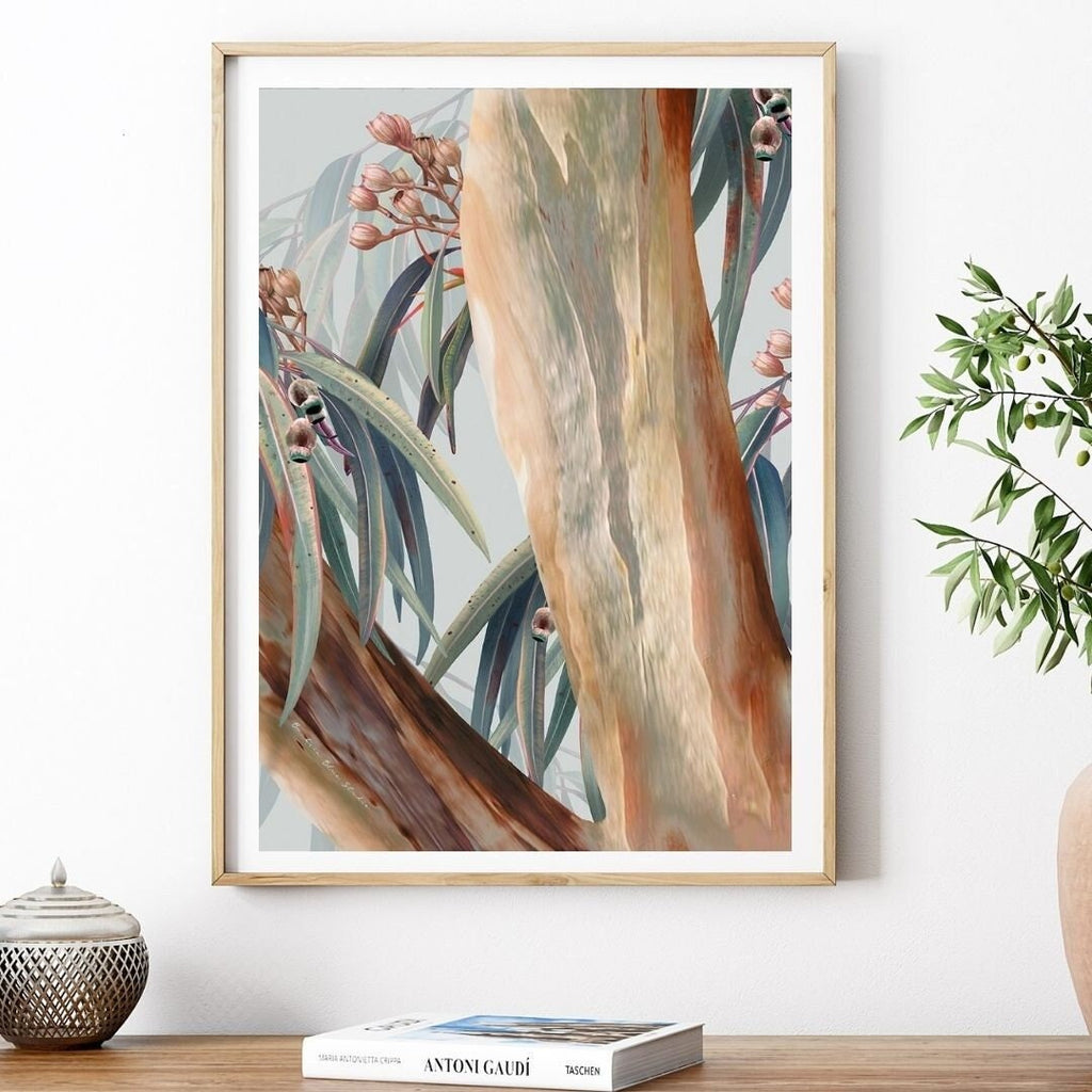 Painted Eucalyptus – Australian Gum Tree Botanical Digital Art Print
