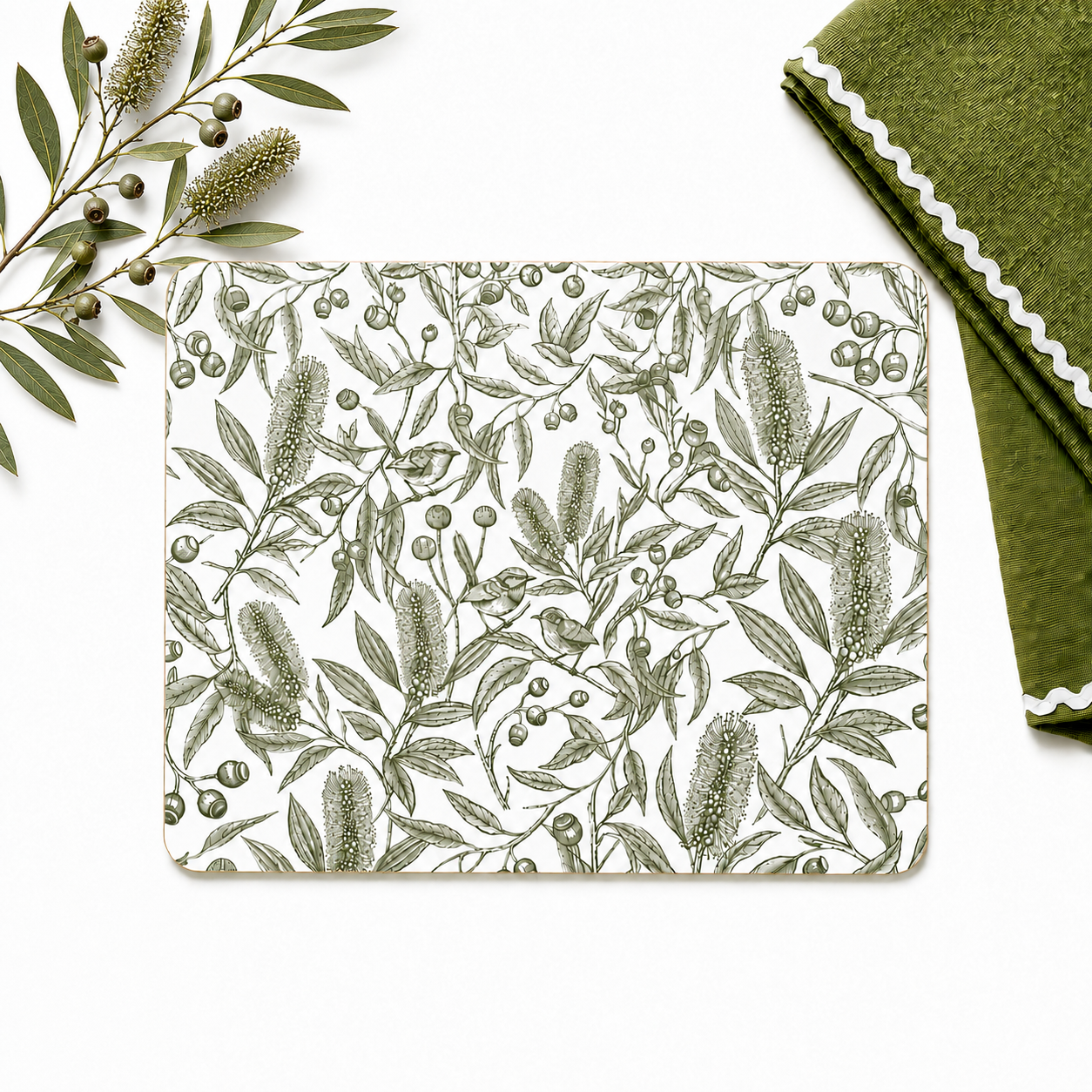 Native Garden Song Placemats – Set of 4,6 or 8