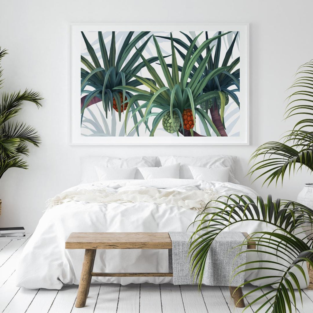 Iluka – Australian Coastal Pandanus Landscape Digital Art Print