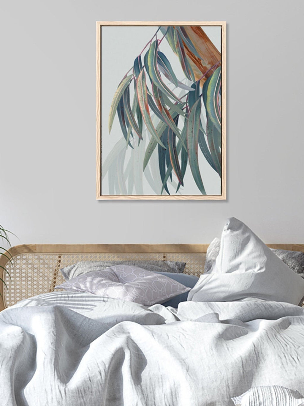 Whispering Eucalyptus – Australian Botanical Portrait Digital Art Print