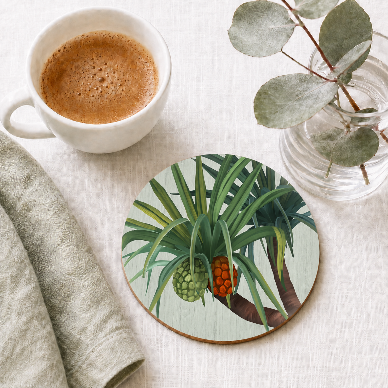 Pandanus Australian Tropical Coaster