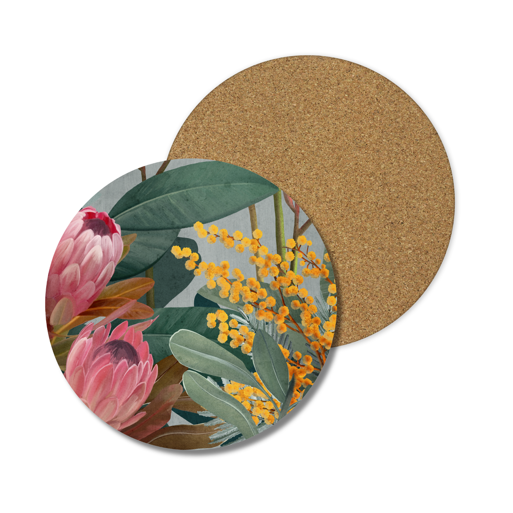 Bundaleer Australian Native Round Placemats – Set of 4,6 or 8