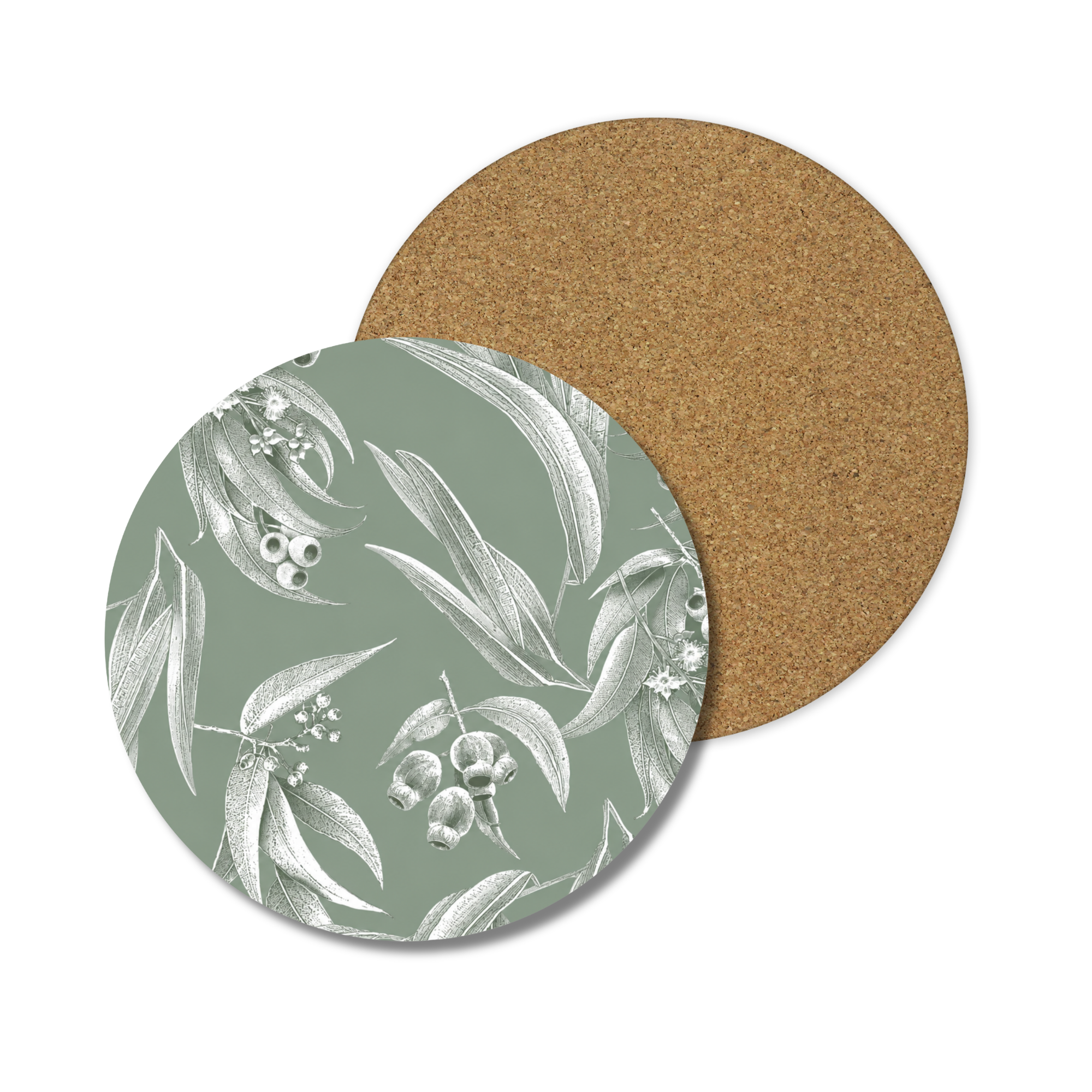 Silvergum Australian Native Round Placemats – Set of 4 or 6