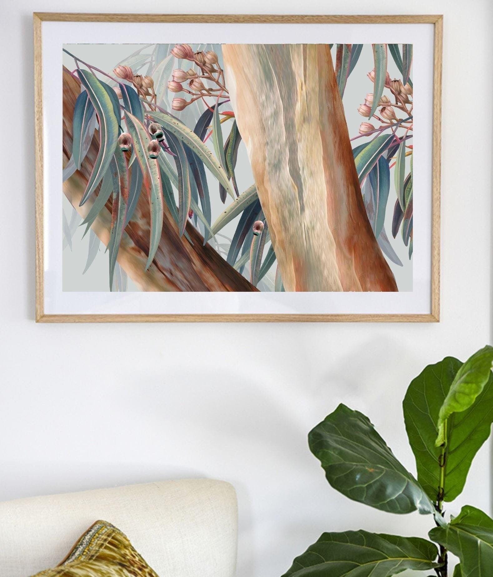 Boroondara Eucalyptus – Australian Gum Tree Botanical Art Print