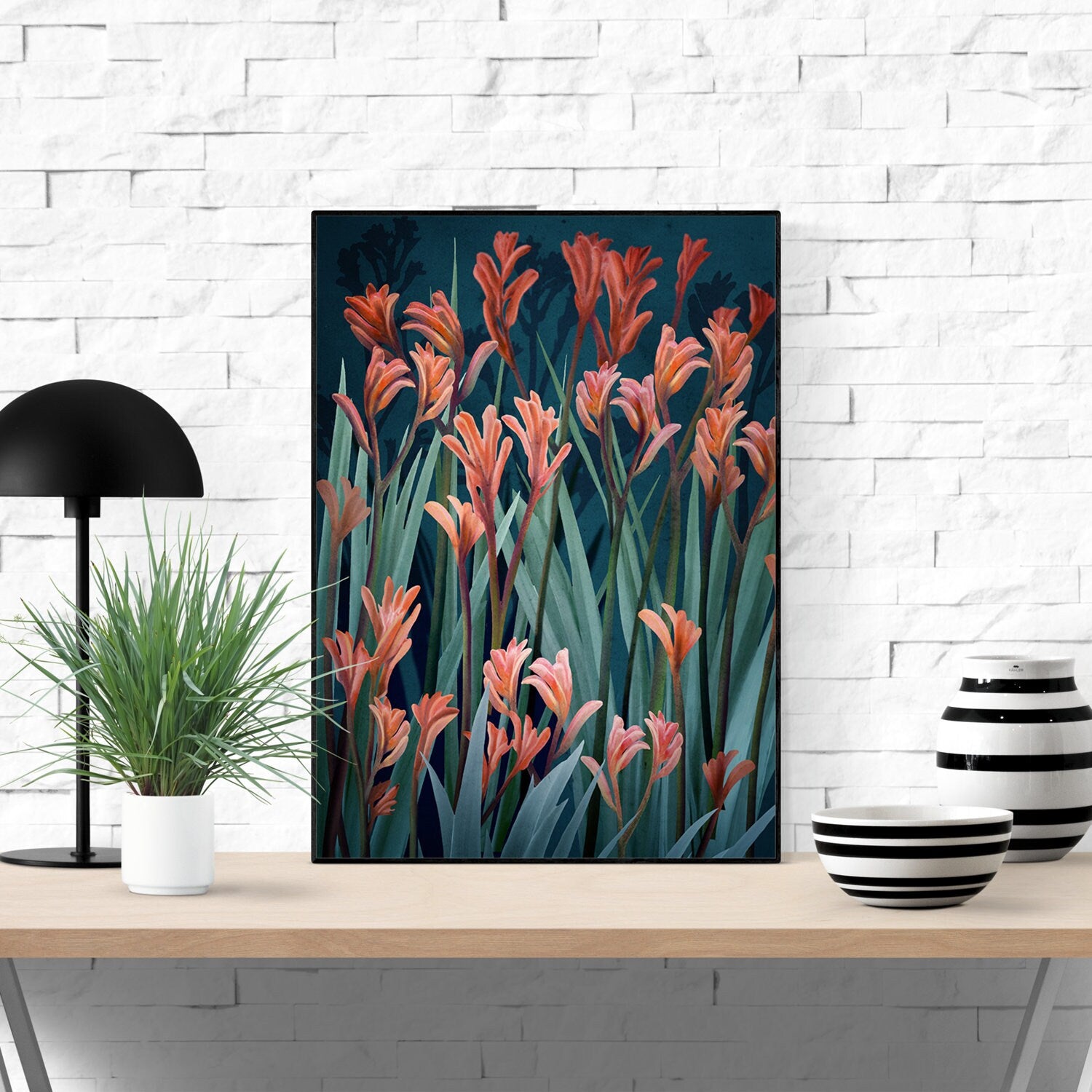 Wild Spirit Kangaroo Paw Botanical Digital Art