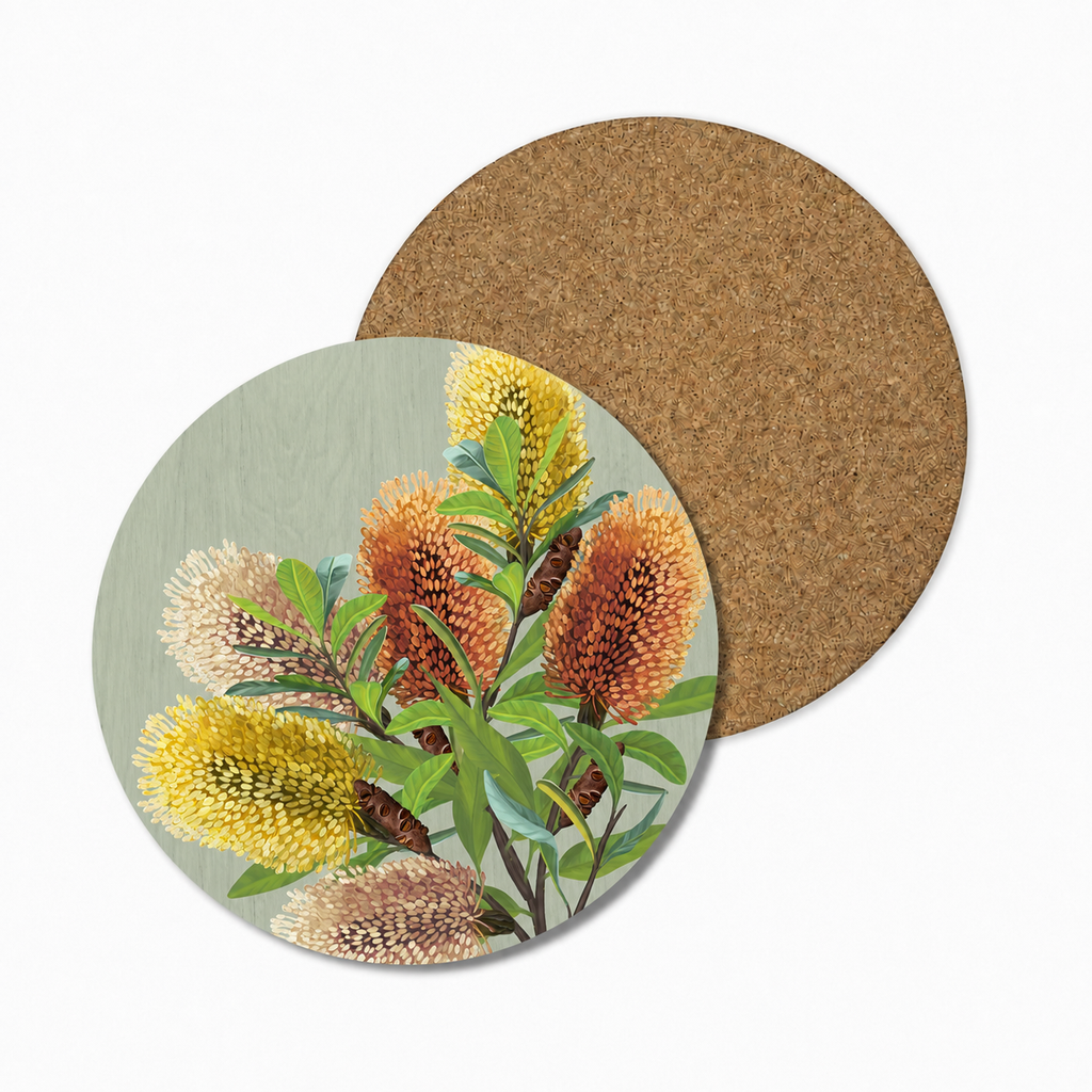 Saltbush Australian Banksia Coaster