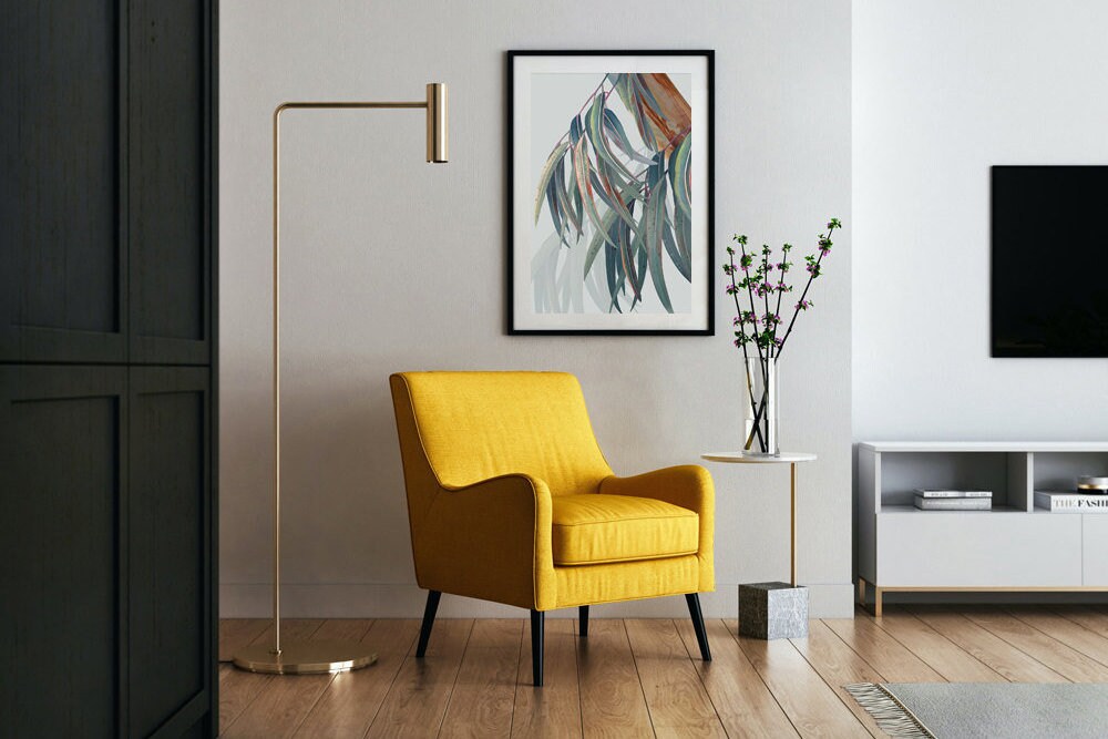 Whispering Eucalyptus – Australian Botanical Portrait Digital Art Print