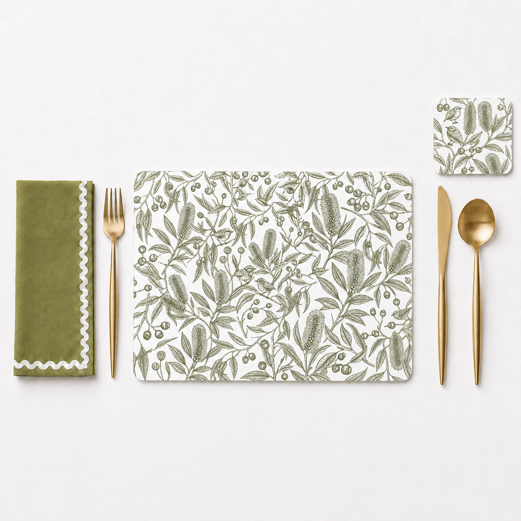 Native Garden Song Placemats – Set of 4,6 or 8