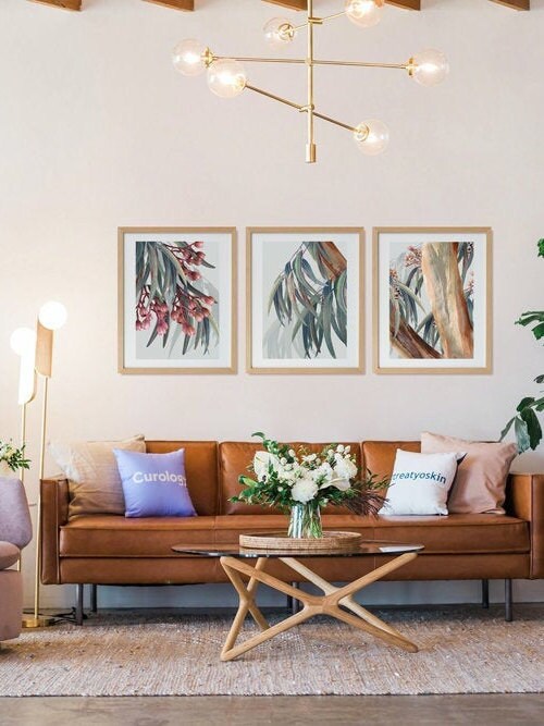 Painted Eucalyptus – Australian Gum Tree Botanical Digital Art Print