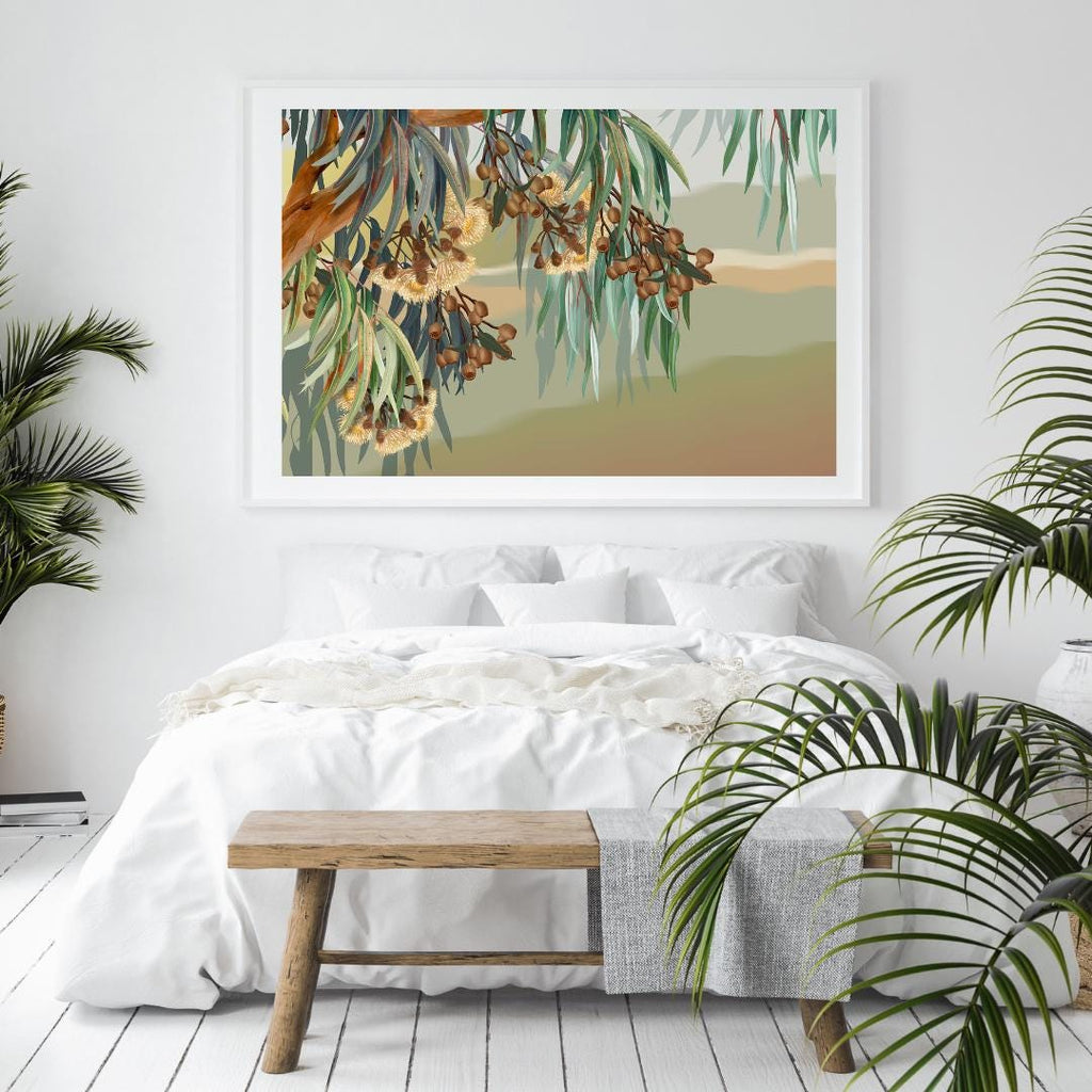 Yallaroo – Australian Eucalyptus Blossom Landscape Digital Art Print
