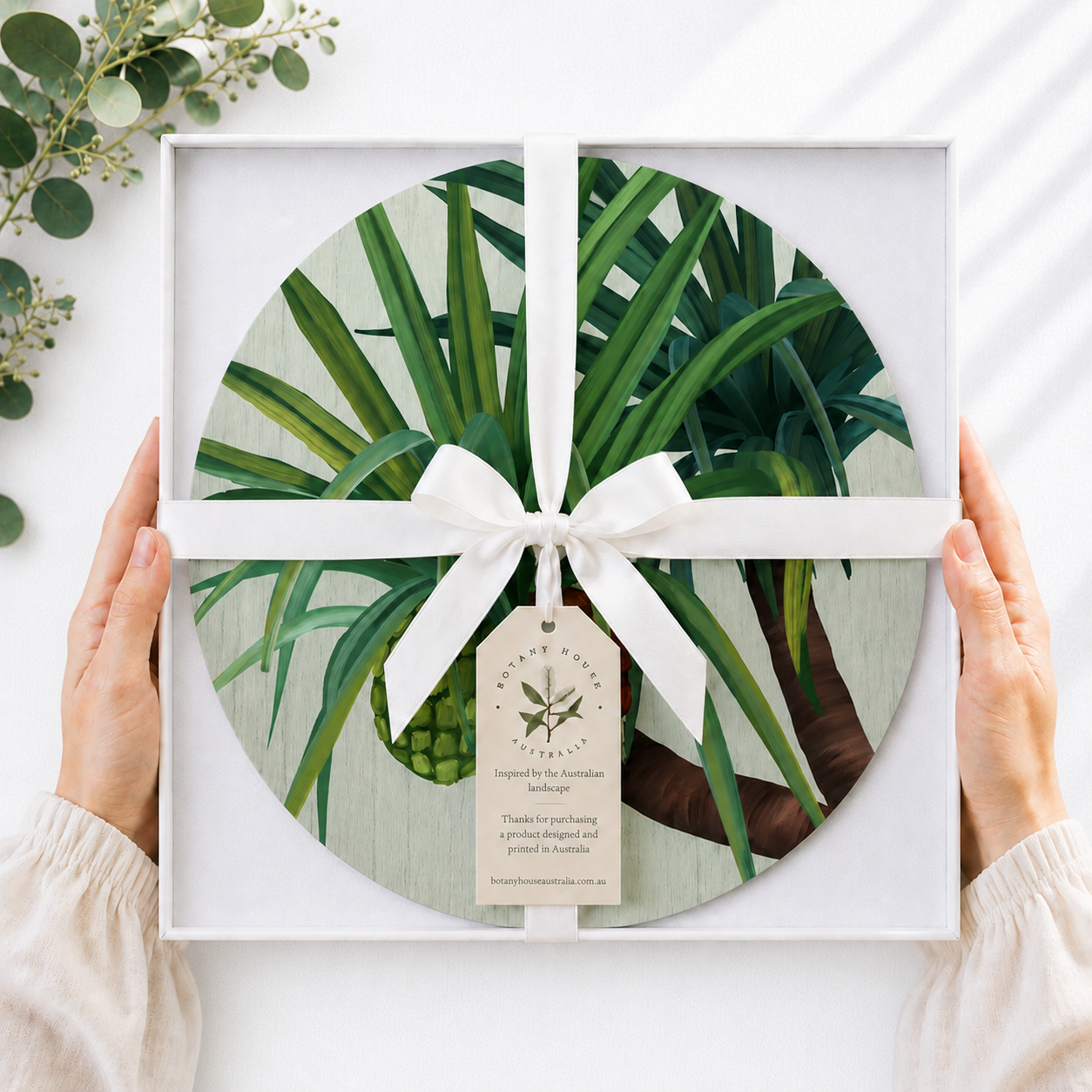 Australian Pandanus Native Round Placemats – Set of 4,6 or 8