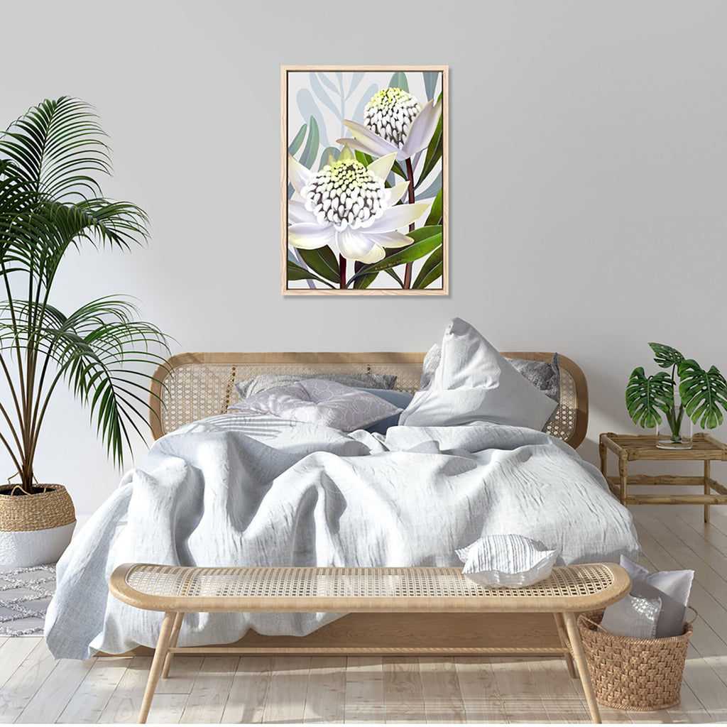 Beacon of the bush - Australian Waratah Botanical Art Print