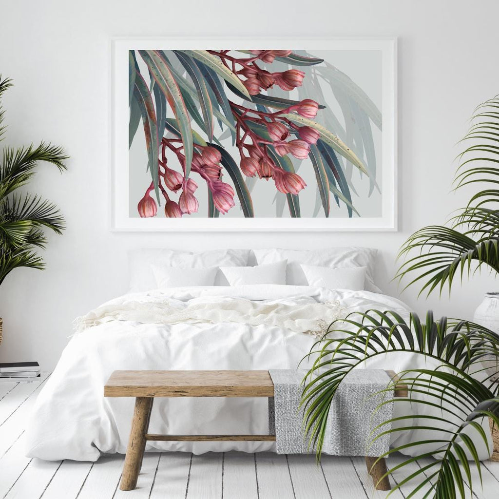Boroondarra 1 – Blush Eucalyptus Australian Botanical Digital Print