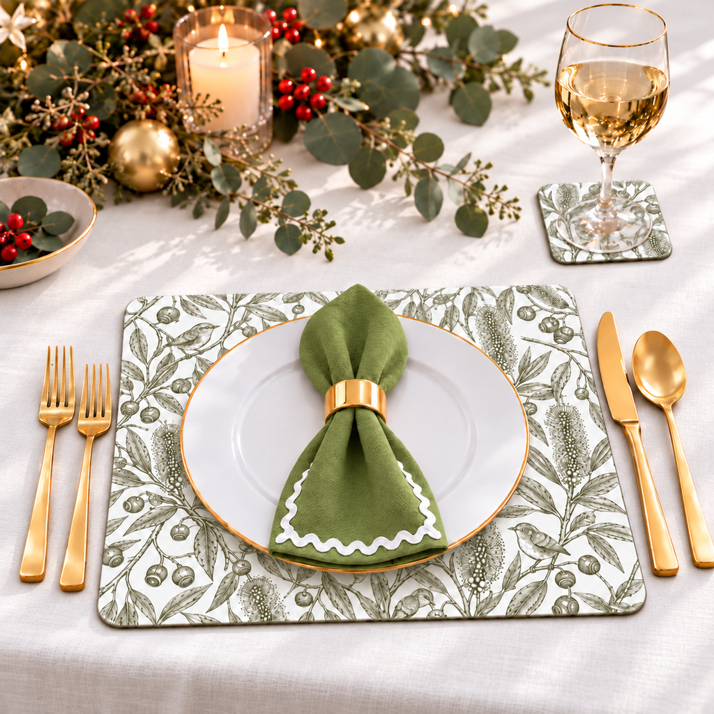 Native Garden Song Placemats – Set of 4,6 or 8