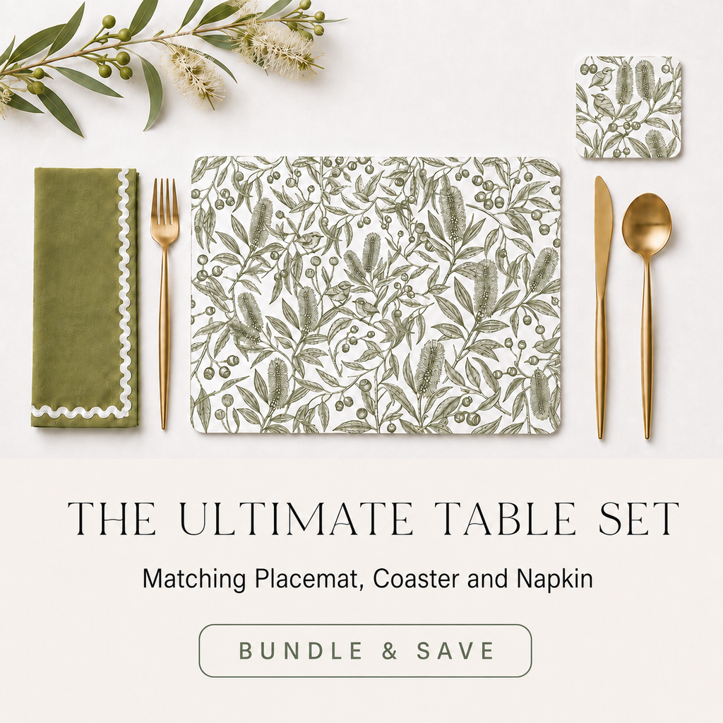 Native Garden Song Placemats – Set of 4,6 or 8